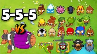 TODOS 5-5-5 vs BAD FORTIFICADO - QUEM TANKA - BTD6