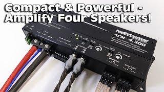 4 Channels of COMPACT POWER! AudioControl ACM-4.300 Amplifier