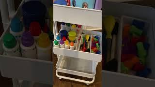 Our Art Cart Organization: Fun on Wheels for Creative Play | LTK in Description