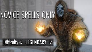 Skyrim With ONLY Novice Spells...