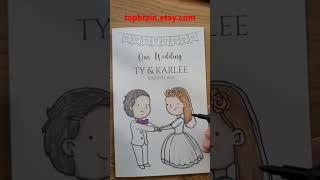 Custom Kids Coloring Books for Wedding.