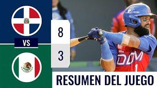 Resumen República Dominicana vs México | Serie Del Caribe 9-feb