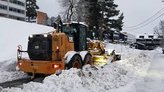 Snowremoval Snørydding januar 2018