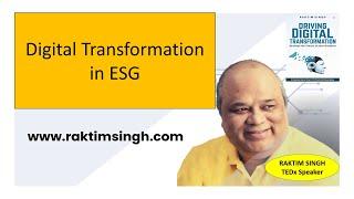 Digital Transformation in ESG