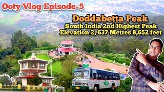 Doddabetta Peak Mountain Ooty Vlog Ep5 Bus Travel #doddabetta #explorewithiftu