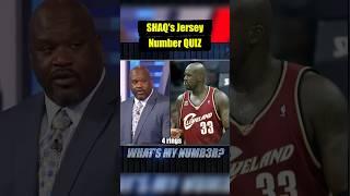 SHAQ's Jersey Number QUIZ