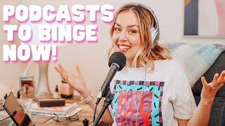 10 Podcasts to Binge Listen in 2022 | True Crime, Parenting, ASMR | AmandaMuse