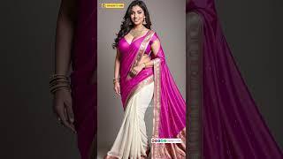 Indian Girl in Traditional Meets Modern Designer Saree | AI Model Lookbook #virtualinfluencer