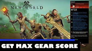 Best Ways to Hit Max Gear Score - New World Aeternum