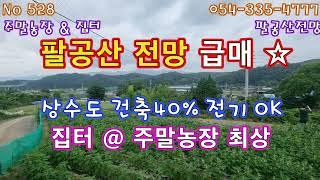 (NO 528) 급매 집터 & 주말농장지  국도 1분 교통 최상 영천땅 영천토지 영천부동산 영천급매 영천촌집 영천주택 영천농막