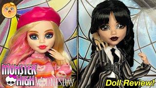 Monster High x Netflix’s Wednesday, Wednesday Addams & Enid Sinclair Dolls Full Unboxing + Review!