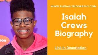 Isaiah Crews Wiki, Biography, Age, Family, Net Worth, Image