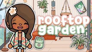 (NEW UPDATE) Rooftop Garden House 🪴| with voice  | Toca Life World Roleplay