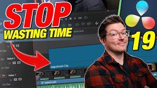 YOUTUBERS! - These tips will SAVE YOU HOURS in Davinci Resolve 19