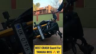 Best crash guard for yamaha mt 15 v2  #crashguard #modification #yamaha #mt15lover #mt15v2modified