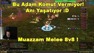 S3mpatiKK - Bu Adam Komut Vermiyor! Anı Yaşatıyor :D Muazzam 8v8 Melee VS! | Knight Online