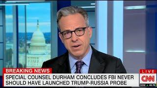 CNN'S Jake Tapper Calls Durham Report Devastating To The FBI