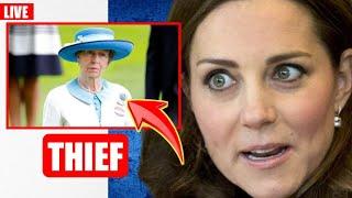 THIEF Kate Furious As Princess Anne Steals £500K Brooch From Her Closet To Attend Royal Event