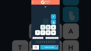 Wordbrain 2 Word Authority Food Level 4 Walkthrough