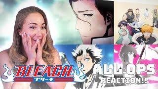 REACTING to ALL BLEACH OPENINGS (1-18) for THE FIRST TIME!!!