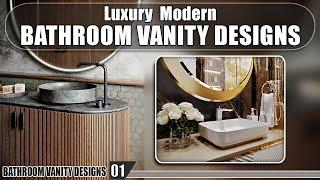 90 Luxury Modern Bathroom Vanity Designs 