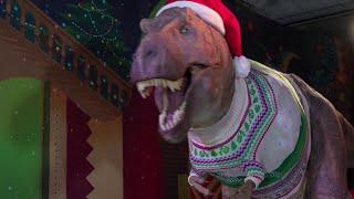 London museum’s famous T-Rex gets holiday makeover