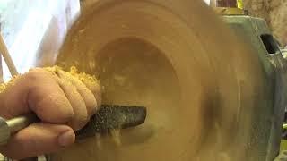 woodturning 1000 year old log