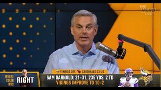 THE HERD | Colin Cowherd EXCITED, Sam Darnold Is LEADING Minnesota Vikings To Be A Top Contender