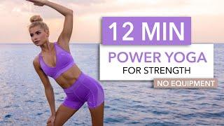 12 MIN POWER YOGA - with creative combos to challenge your strength & flexibility