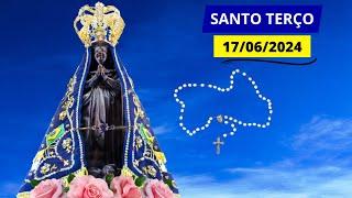 SANTO TERÇO MARIANO DE HOJE - 17/06/2024 | MISTÉRIOS GOZOSOS | MÃE DE JESUS, INTERCEDE POR NÓS!