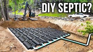 Installing our own septic system (start to finish)