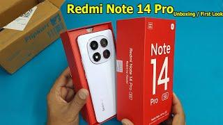 Redmi Note 14 Pro Unboxing | First Look | Retail Unit Unboxing | Redmi Note 14 Pro