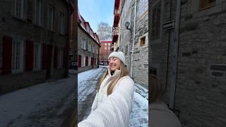 Winter in Quebec City ️ #quebec #canada #quebeccity #travelcanada