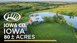 Luxury Cabin, Barn, and Pond on a Prairie in Eastern Iowa - Whitetail Properties Real Estate