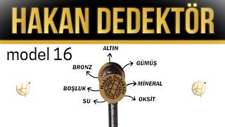 Hakan Model 16 Piri Reis Alan Tarama Cihazı ,güven dedektör model 16 alan tarama cihazı