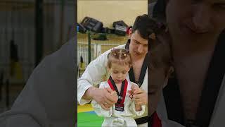 Папа и дочка 4 года #тхэквондо #taekwondo #дети
