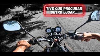 Porque eu tive que mexer nessa parte da moto para poder viajar...