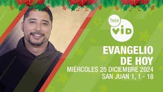 El evangelio de hoy  Miércoles 25 Diciembre de 2024  #LectioDivina #TeleVID