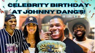 Kevin Hart, Russell Westbrook & Family Surprise Ron 'Boss' Everline at Johnny Dang's!