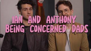 Ian and Anthony being concerned dads