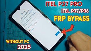 Itel P37 Pro Frp unlock | Itel P38 Frp bypass | Itel P37/P38 Google Account Bypass 2025 |