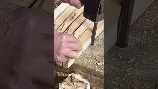 Handmade small wooden barrel