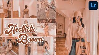 Aesthetic Brown Preset | Lightroom Mobile Presets Free DNG & XMP | Lightroom Presets Tutorial 2020