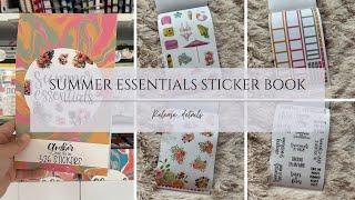 NEW Summer Essentials Sticker Book Flip Through | Release Details