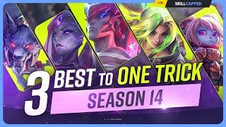 The 3 NEW BEST Champions to ONE TRICK for EVERY Role - League of Legends - Season 14