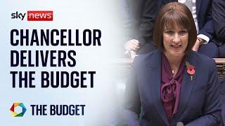 Chancellor Rachel Reeves delivers the budget to the Commons - Watch in full