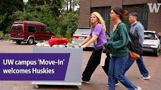 UW students move into campus housing during Husky Move-In week 2024