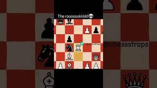 The roookkk sacrificeBobby fischer vs schweber#india #chesss #viral #shorts #therook #magnus