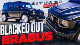 BLACKED OUT BRABUS G WAGON + MANSORY GHOST BUILD UPDATE