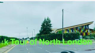 4K Tour of North London #UK Drive through